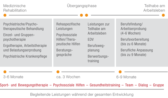 Grafik:Struktur und Organisation der Leistungen